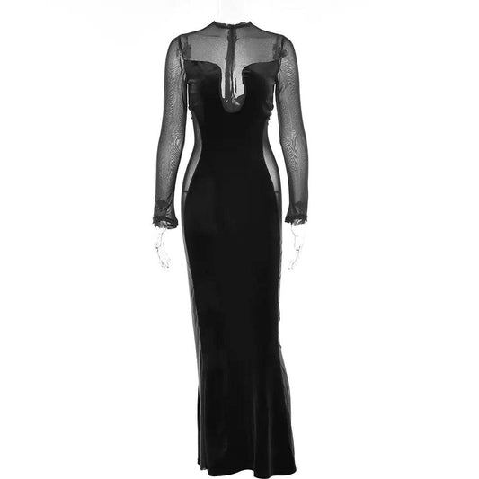 Backless Round Neck Fashion Dress - RizzKings.store